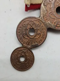 Originalt smykke lavet under ww2 af mønter