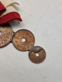 Originalt smykke lavet under ww2 af mønter