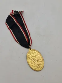 Original KRIEGSDENKMÜNZE - KYFFHÄUSER MEDAILLE "BLANK DIE WEHR-REIN DIE EHR 1914-1918"