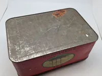 Original metalæske til tobak - E.Nobel