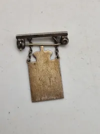 Originale Georg Jensen kongemærker - Sterlingsølv og emalje