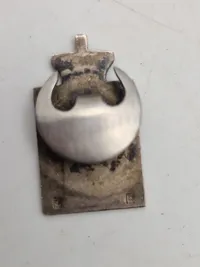 Originale Georg Jensen kongemærker - Sterlingsølv og emalje