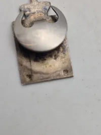 Originale Georg Jensen kongemærker - Sterlingsølv og emalje