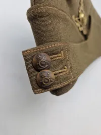Original Engelsk WW2 artilleri skråhue