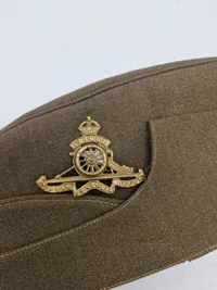 Original Engelsk WW2 artilleri skråhue