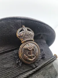 Original Engelsk WW2 Royal Navy kasket