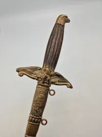 Hungarian WWII Model 1932 Royal Hungarian Air Force Officer Dagger with Scabbard Original ???
