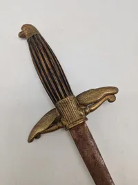Hungarian WWII Model 1932 Royal Hungarian Air Force Officer Dagger with Scabbard Original ???