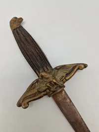 Hungarian WWII Model 1932 Royal Hungarian Air Force Officer Dagger with Scabbard Original ???