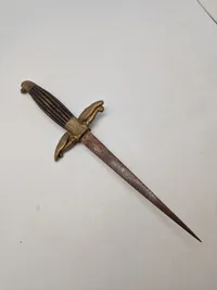 Hungarian WWII Model 1932 Royal Hungarian Air Force Officer Dagger with Scabbard Original ???