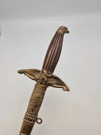 Hungarian WWII Model 1932 Royal Hungarian Air Force Officer Dagger with Scabbard Original ???