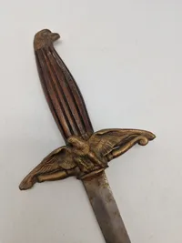 Hungarian WWII Model 1932 Royal Hungarian Air Force Officer Dagger with Scabbard Original ???