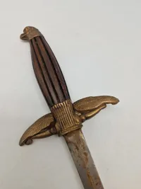 Hungarian WWII Model 1932 Royal Hungarian Air Force Officer Dagger with Scabbard Original ???