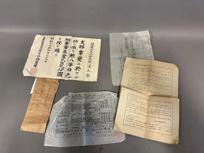 Originalt japansk ww2 lot