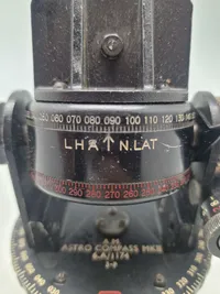 Originalt Royal Air Force WWII RAF Bomber Aircraft Canadian ASTRO MK II Compass