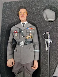 Veludført og komplet Heinrich Himmler dukke med æske - sjælden