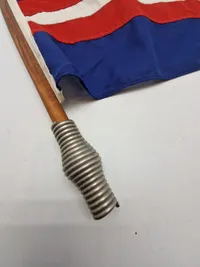 Originalt flag brugt på busser mm ifbm fejringen af befrielsen