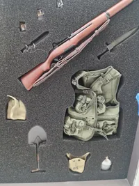 WW2 GI dukke komplet med æske
