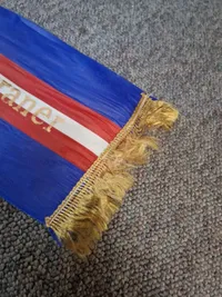 Originalt kransebånd fra Frihedsfondens veteraner