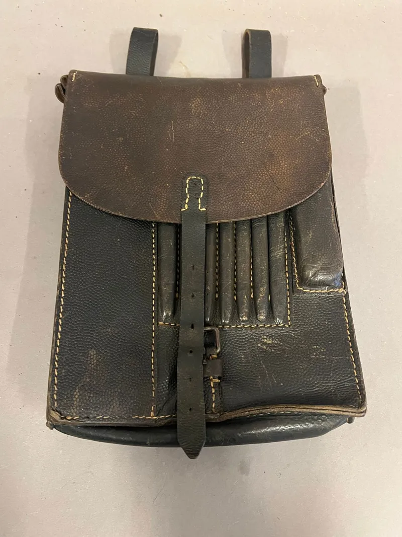 Original Tysk WW2 korttaske,velholdt