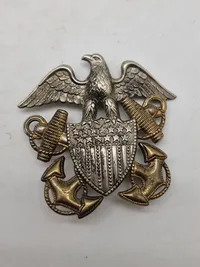 Original Navy Military Insignia Eagle Badge