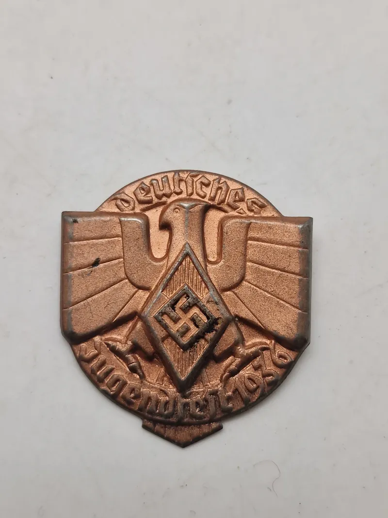 Originalt tysk Hitler jugend badge - 1936