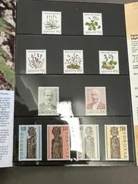 Samling færøske frimærker 1980