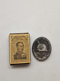 Original verwundetenabzeichen, Silber WW2