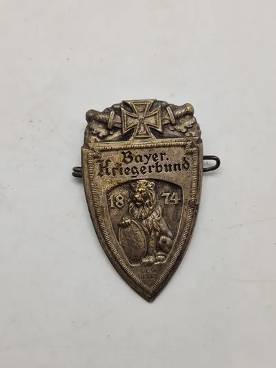 Original tysk Bayer Kriegerbund pin
