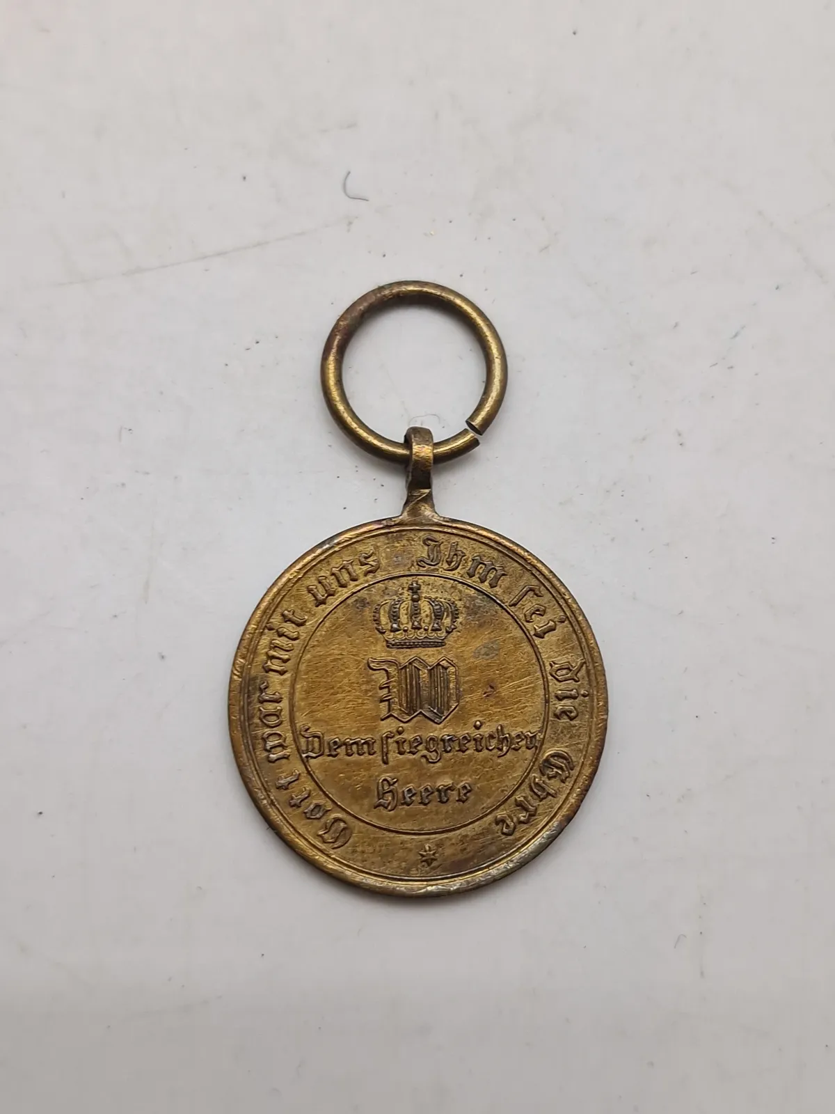 Original Preussen Medaille 1871 Dem siegreiche Heere