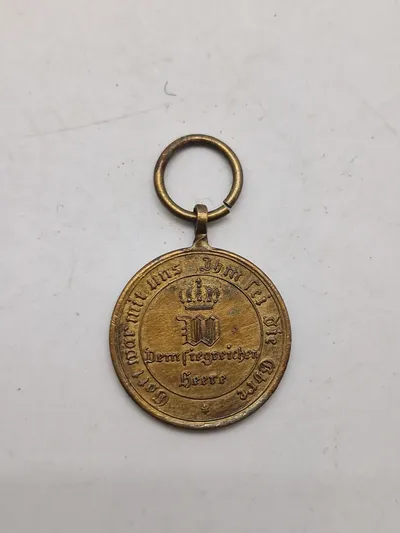 Original Preussen Medaille 1871 Dem siegreiche Heere