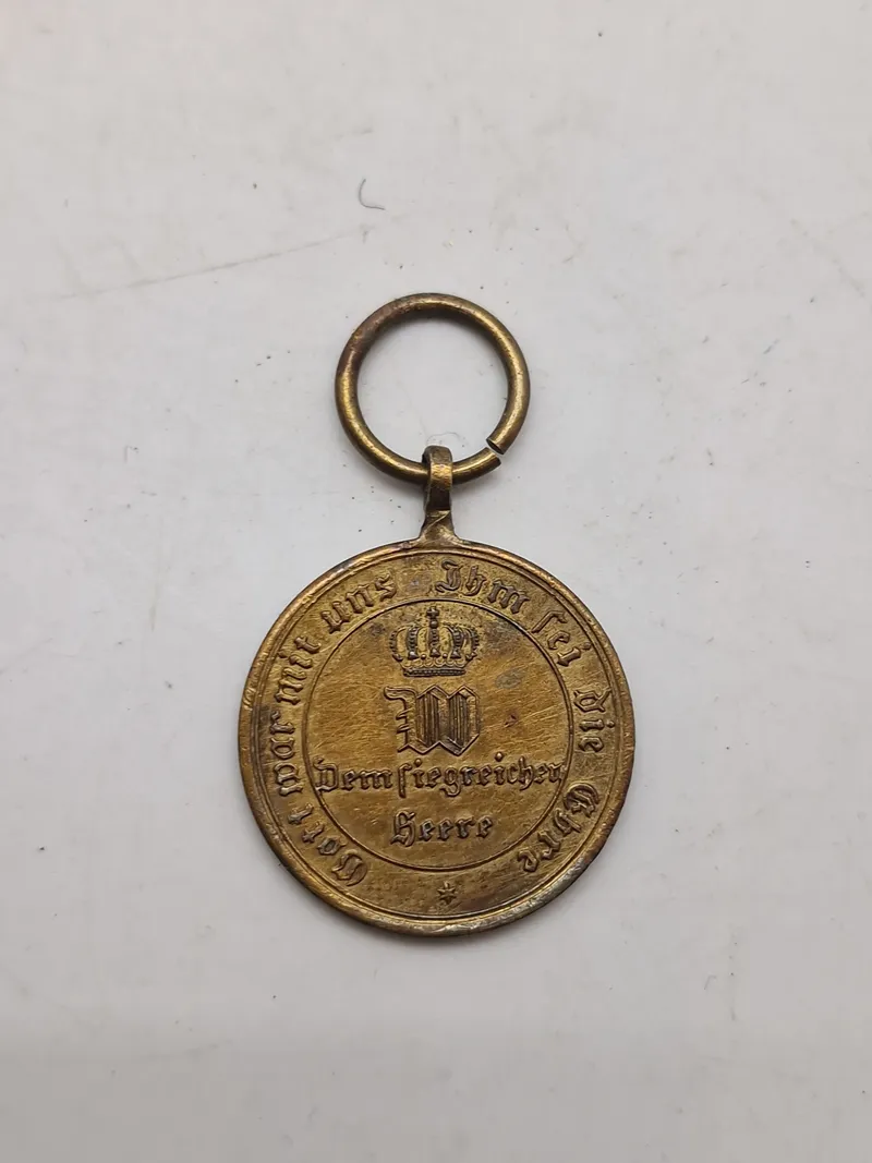 Original Preussen Medaille 1871 Dem siegreiche Heere