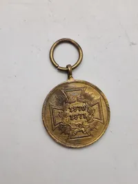 Original Preussen Medaille 1871 Dem siegreiche Heere