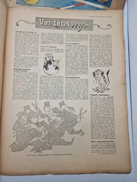 Lot originale “Tidens Tegn” fra befrielses dagene 1945