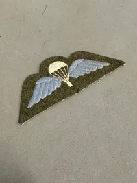 Original engelsk faldskærmsvinge - ww2