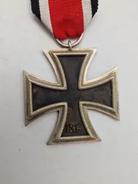 Originalt eisernes kreuz 2. Kl - Hersteller 65 (Klein & Quenzer, Oberstein.)