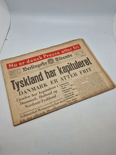 Original dansk befrielses avis