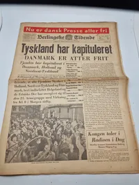 Original dansk befrielses avis