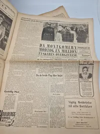 Originale danske befrielses aviser 1945