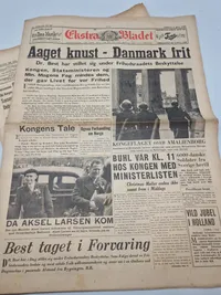 Originale danske befrielses aviser 1945