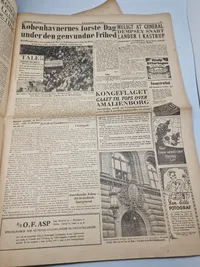 Originale danske befrielses aviser 1945