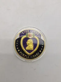 Purple Heart Challenge coin