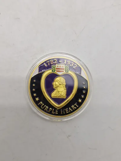 Purple Heart Challenge coin