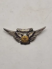 Original USN U.S. Navy  - Naval/Marine Combat Aircrew - WWII (Sterlingsølv)