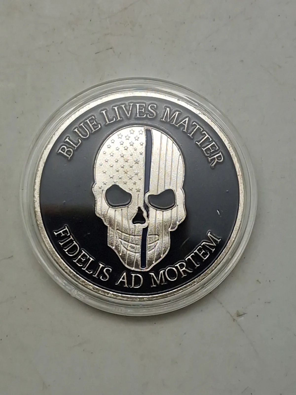 Blue Lives Matter Challenge coin