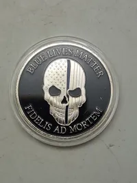 Blue Lives Matter Challenge coin
