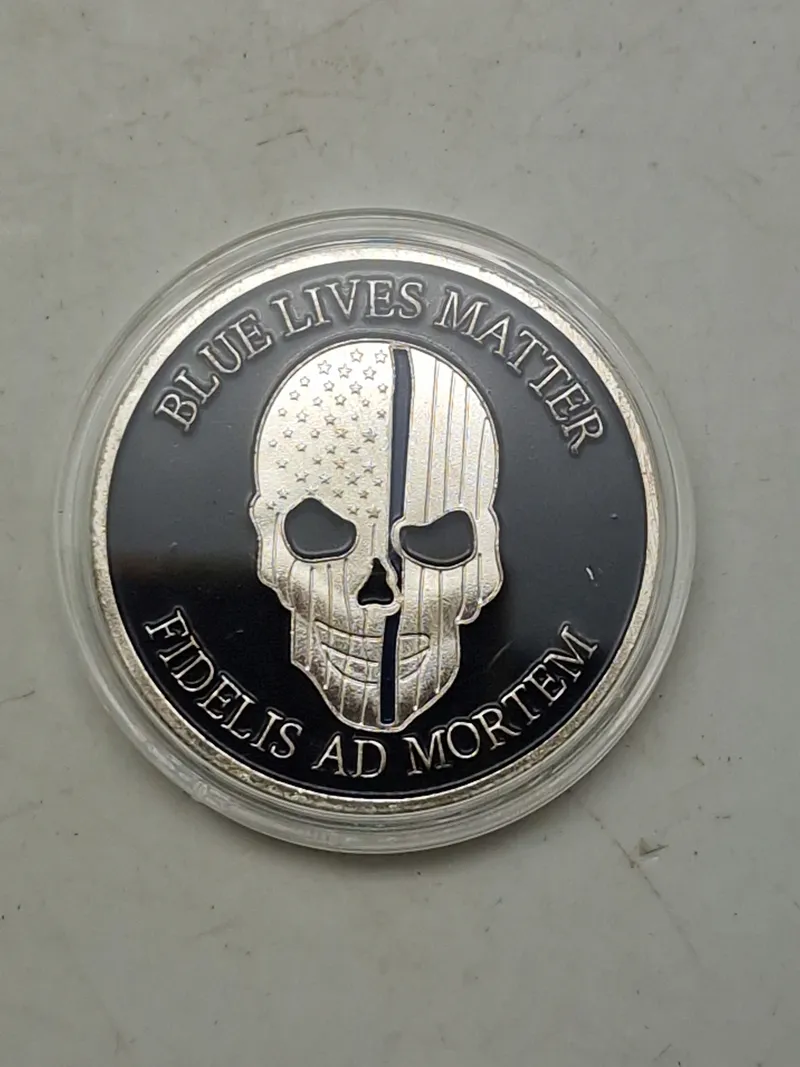 Blue Lives Matter Challenge coin