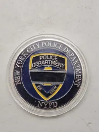 Blue Lives Matter Challenge coin