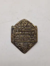 Original gymnastics bundle 41. Swabian Gymnastics Festival in Ulm 1925 badge