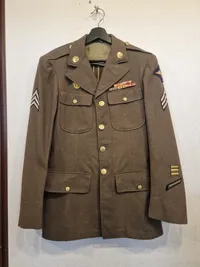 Original amerikansk udgangsuniform WW2 US Army Airforce 1942 dateret